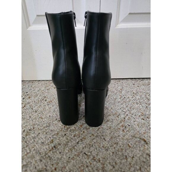 Natrix Chunky Heel Platform Ankle Boots Size 10 Sold By Sourpuss - Picture 6 of 11